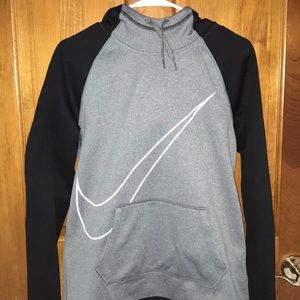 Nike Gray & Black Dri-Fit Hoodie